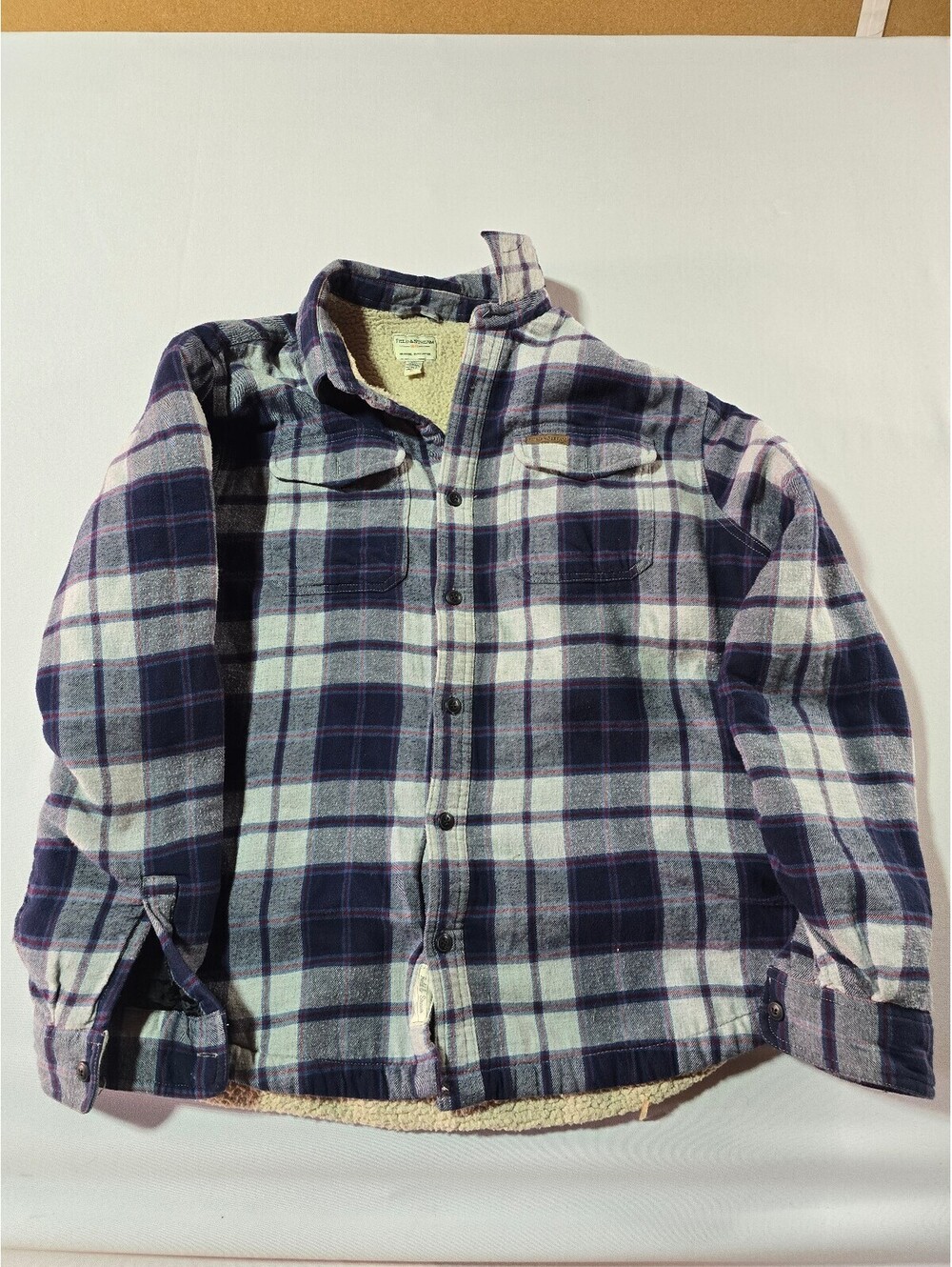 Field & Stream Men's Sherpa-Lined Plaid Jacket